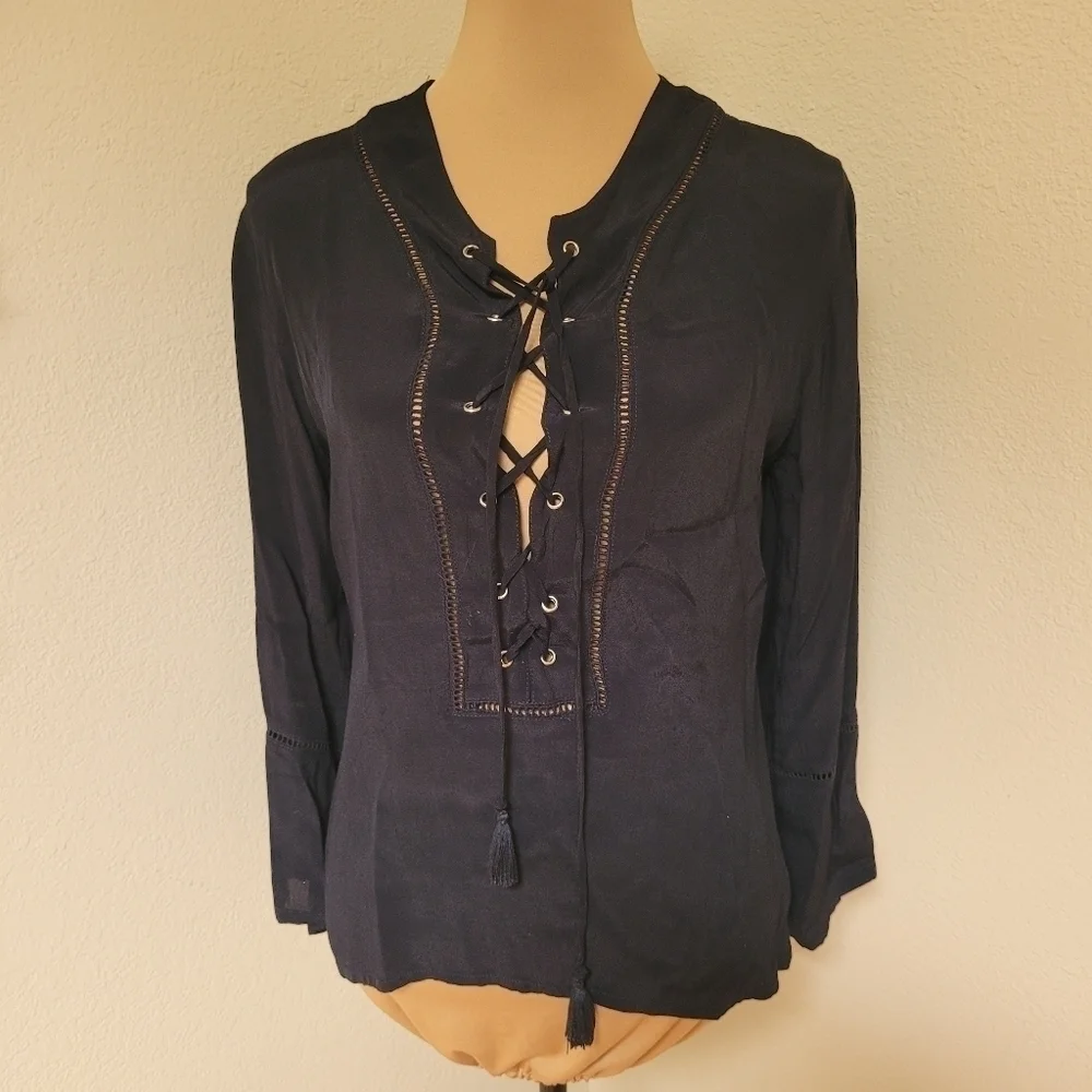 Faithfull the Brand Black Blouse